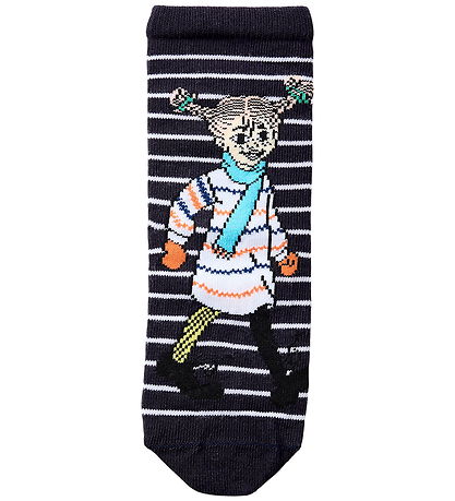 Name It Strømper - 3-pak - Pippi - NmfNidi - Lavender Gray