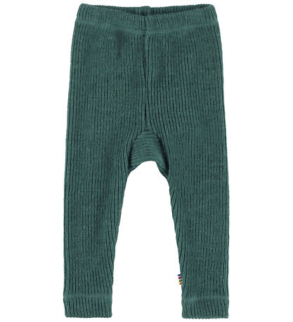 Joha Leggings - Uld - Strik - Turkis