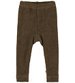 Joha Leggings - Uld - Strik - Brun