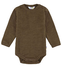 Joha Body l/æ - Uld - Rib - Brun