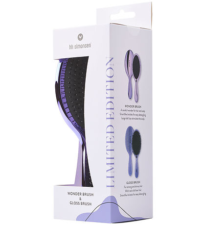 HH Simonsen Hårbørste - 2-pak - Wonder & Gloss Brush - Limited E