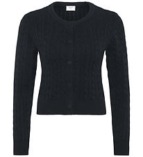 Grunt Cardigan - Cable Strik - GrLine - Navy