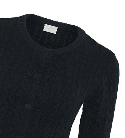 Grunt Cardigan - Cable Strik - GrLine - Navy