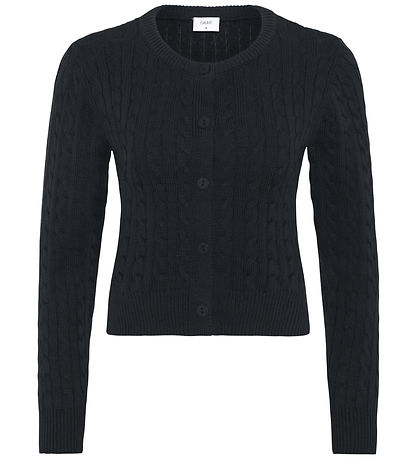 Grunt Cardigan - Cable Strik - GrLine - Navy