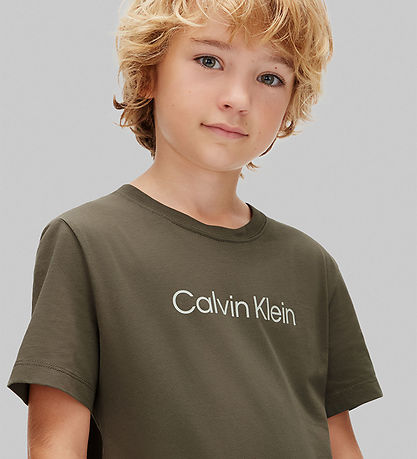 Calvin Klein T-shirt - Logo - Wren