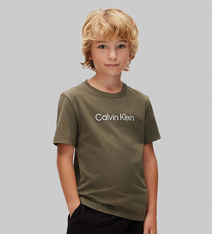 Calvin Klein T-shirt - Logo - Wren