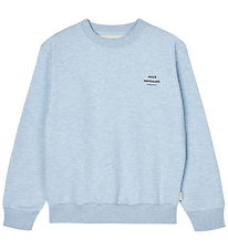 Mads Nørgaard Sewatshirt - Light Blue Melange