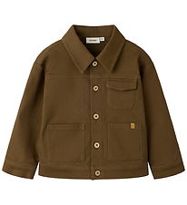 Lil Atelier Overshirt - Loose - NmmRepa - Teak
