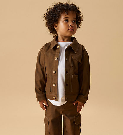 Lil Atelier Overshirt - Loose - NmmRepa - Teak