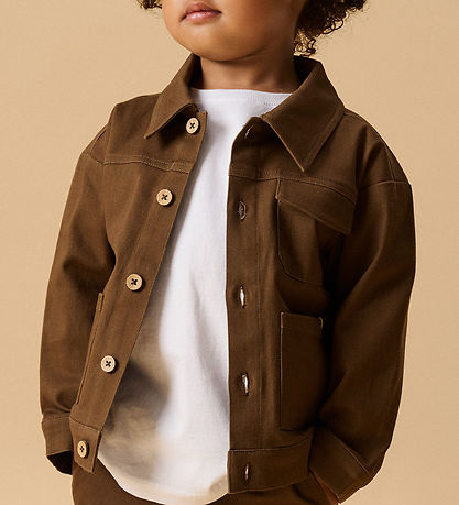Lil Atelier Overshirt - Loose - NmmRepa - Teak