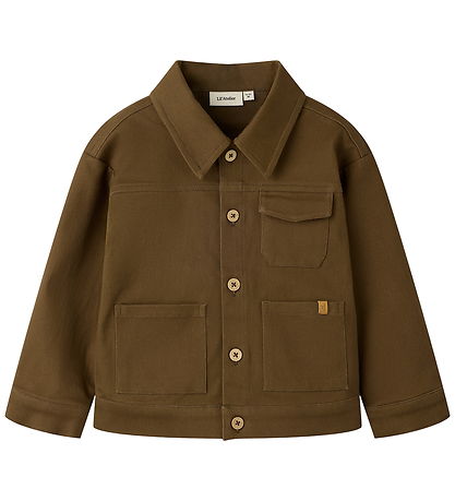 Lil Atelier Overshirt - Loose - NmmRepa - Teak