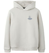 LMTD Hættetrøje - Sweat - NlmInstru - Vapor Blue/W. Sargasso Sea