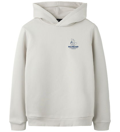 LMTD Hættetrøje - Sweat - NlmInstru - Vapor Blue/W. Sargasso Sea