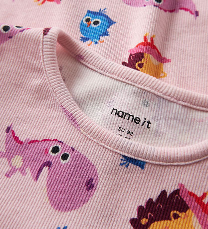 Name It Bluse - Rib - NkfAbesa - Børste - Cradle Pink