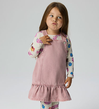 Name It Bluse - Rib - NmfAbesa - Børste - Peyote Melange