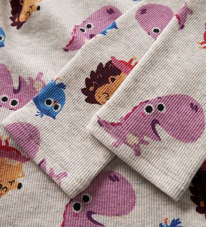 Name It Leggings - Rib - NmfAbesa - Børste - Peyote Melange