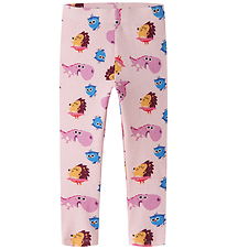 Name It Leggings - Rib - NmfAbesa - Børste - Cradle Pink