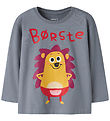 Name It Bluse - NmmAcai - Børste - Tradewinds