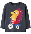 Name It Bluse - NmmAcai - Børste - Ombre Blue