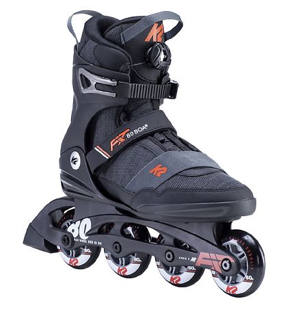 K2 Rulleskøjter - F.I.T 80 Boa - Grå - Inliner K2 Rulleskøjter - F.I.T 80 Boa - Grå - Inliner