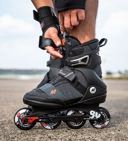 K2 Rulleskøjter - F.I.T 80 Boa - Grå - Inliner K2 Rulleskøjter - F.I.T 80 Boa - Grå - Inliner