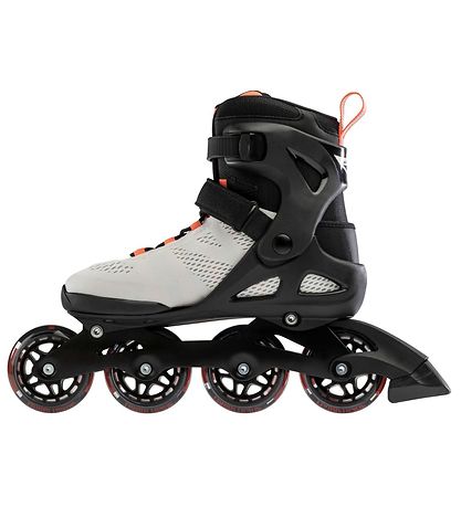 Rollerblade Rulleskøjter - Macroblade - 80 W - Gray/Coral - Inli