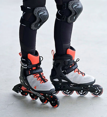 Rollerblade Rulleskøjter - Macroblade - 80 W - Gray/Coral - Inli