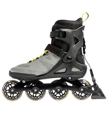 Rollerblade Rulleskøjter - Macroblade - 80 ABT - Silver/Neon Yel Rollerblade Rulleskøjter - Macroblade - 80 ABT - Silver/Neon Yel