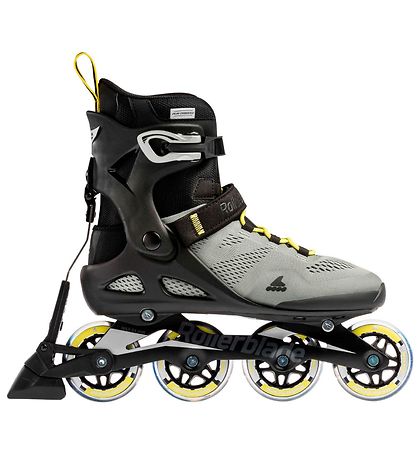 Rollerblade Rulleskøjter - Macroblade - 80 ABT - Silver/Neon Yel Rollerblade Rulleskøjter - Macroblade - 80 ABT - Silver/Neon Yel