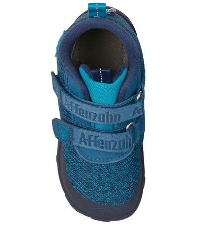 Affenzahn Støvler - Happy Smile - Tex - Barefoot - Blue Sapphire Affenzahn Støvler - Happy Smile - Tex - Barefoot - Blue Sapphire