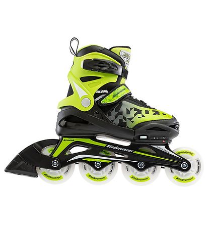 Bladerunner Rollerskates w. Light - Phoenix Flash - Black/Green