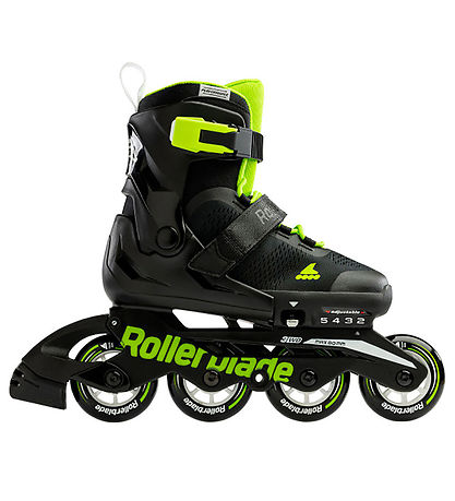 Rollerblade Rulleskøjter - Microblade - Sort/Grøn - Inliner Rollerblade Rulleskøjter - Microblade - Sort/Grøn - Inliner
