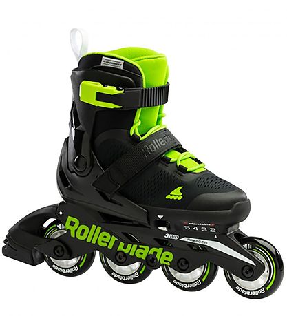 Rollerblade Rulleskøjter - Microblade - Sort/Grøn - Inliner Rollerblade Rulleskøjter - Microblade - Sort/Grøn - Inliner