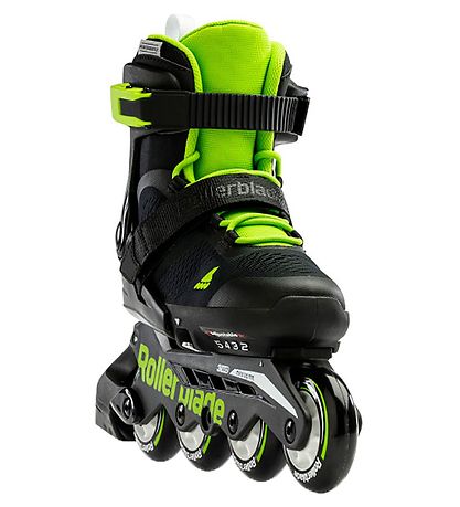 Rollerblade Rulleskøjter - Microblade - Sort/Grøn - Inliner Rollerblade Rulleskøjter - Microblade - Sort/Grøn - Inliner
