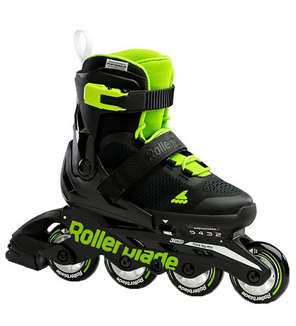 Rollerblade Rulleskøjter - Microblade - Sort/Grøn - Inliner Rollerblade Rulleskøjter - Microblade - Sort/Grøn - Inliner