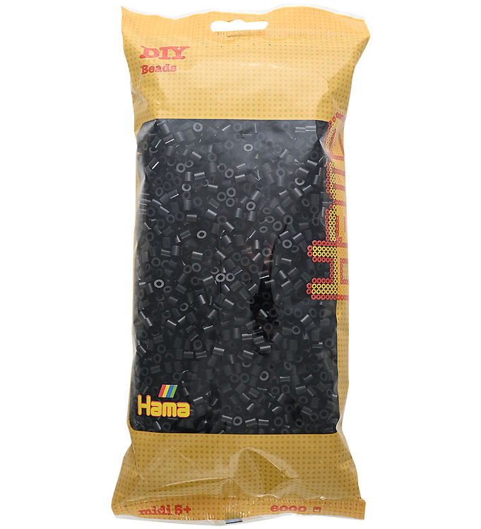 Hama Midi Perler - 6000 stk. - 18 Sort