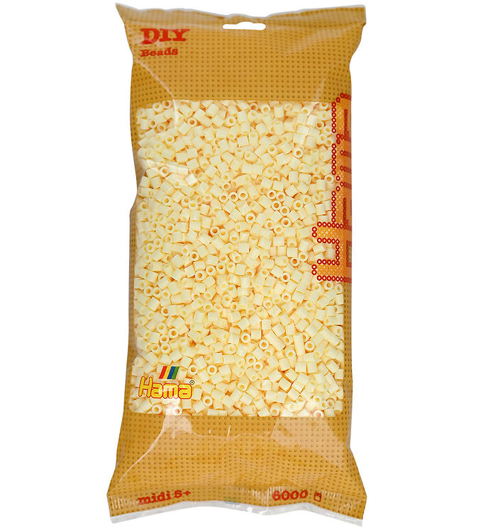 Hama Midi Perler - 6000 stk. - 02 Creme
