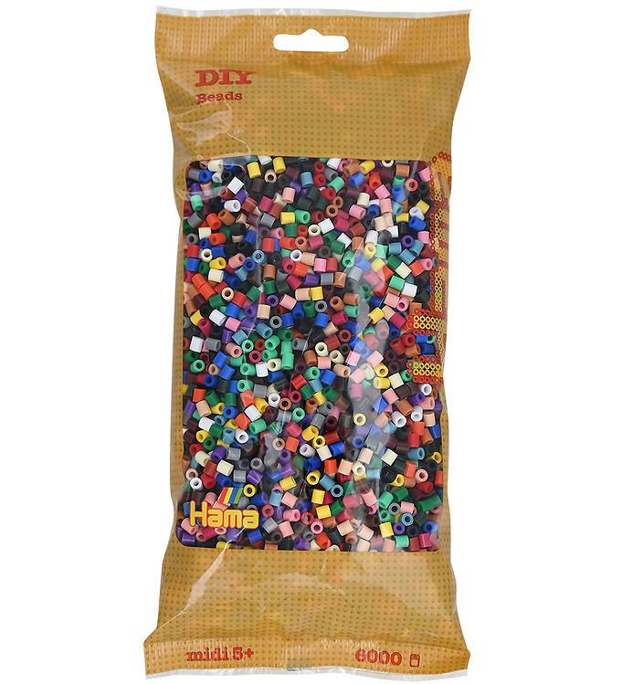 Hama Midi Perler - 6000 stk. - 67 Multifarvet