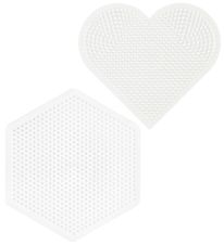Hama Midi Kralen Mal - 2-pack - Hart & Zeshoek Hama Midi Kralen Mal - 2-pack - Hart & Zeshoek