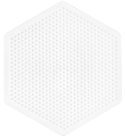 Hama Midi Perluspjald - 2 Pakki - Hjarta og Sexhyrningur Hama Midi Perluspjald - 2 Pakki - Hjarta og Sexhyrningur