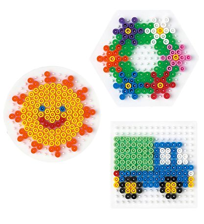 Hama Midi Kralen Mal - 3-pack - Cirkel, Vierkant & Zeshoek Hama Midi Kralen Mal - 3-pack - Cirkel, Vierkant & Zeshoek