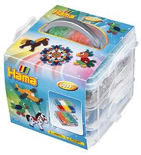 Hama Midi Perleboks - 13x15x15 - 6000 stk. + 3 Perleplader Hama Midi Perleboks - 13x15x15 - 6000 stk. + 3 Perleplader