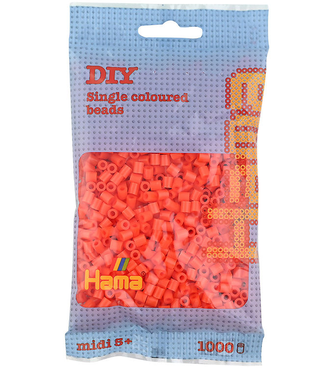 Hama Midi Perler - 1000 stk. - 04 Orange