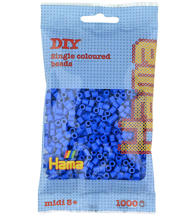 Hama Midi Perler - 1000 stk. - 09 Lyseblå