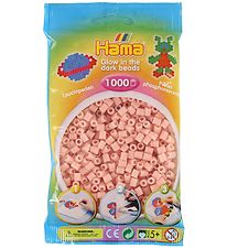 Hama Midi Beads - 1000 pcs - 56 Glow-In-The-Dark Red Hama Midi Beads - 1000 pcs - 56 Glow-In-The-Dark Red