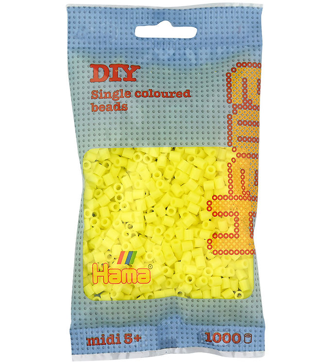 Hama Midi Perler - 1000 stk. - 43 Pastel Gul