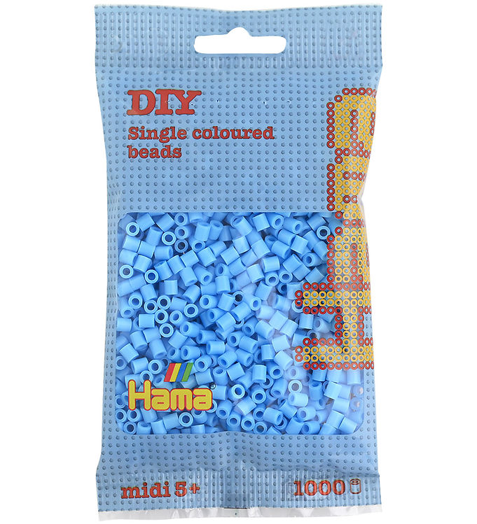 Hama Midi Perler - 1000 stk. - 46 Pastel Blå