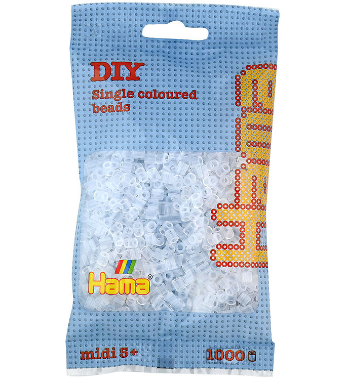 Hama Midi Perler - 1000 stk. - 19 Klar