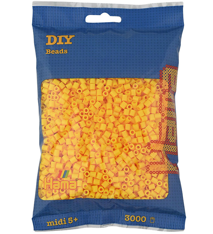 Hama Midi Perler - 3000 stk. - 03 Gul