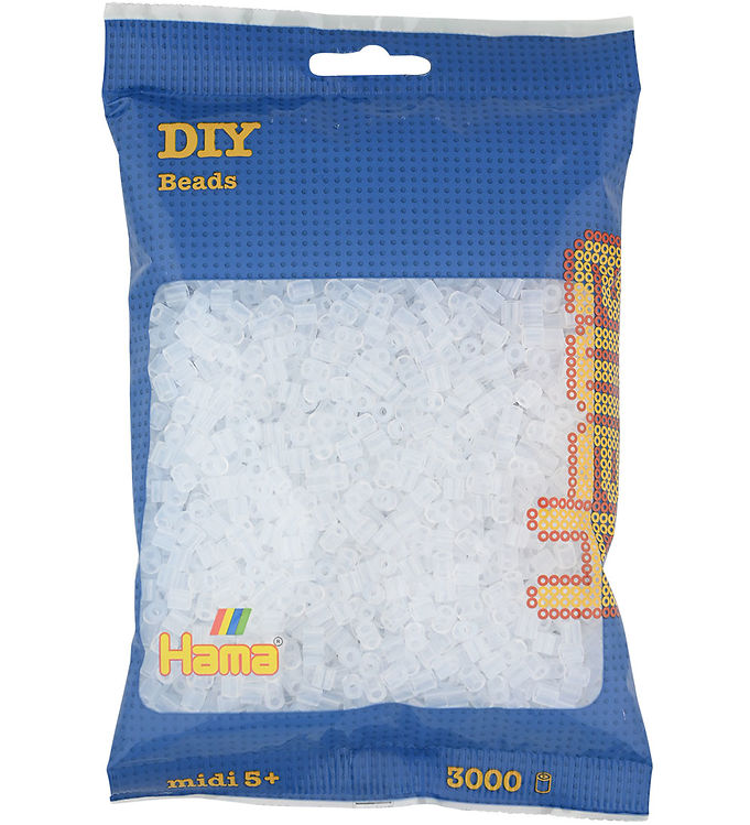 Hama Midi Perler - 3000 stk. - 19 Klar
